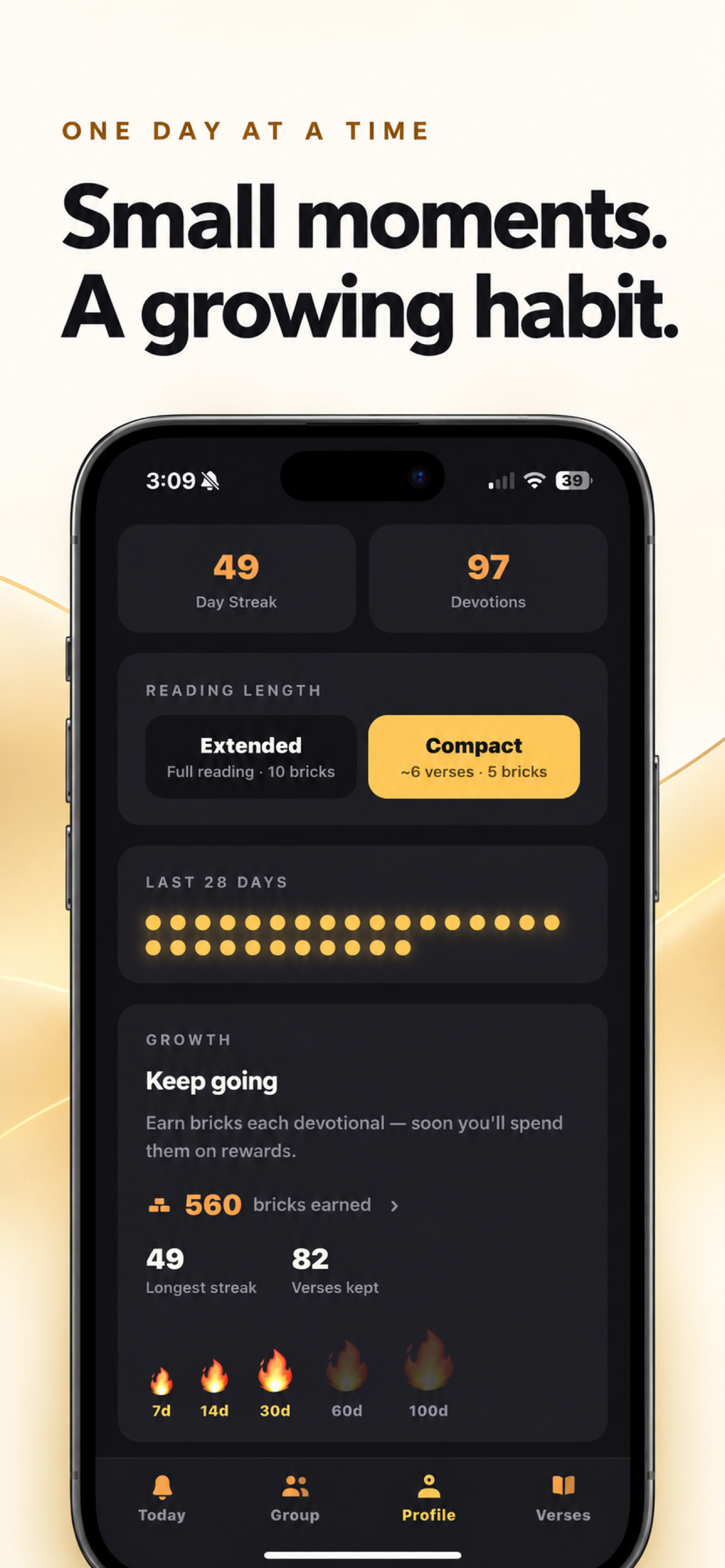 Small moments, a growing habit β progress tracking